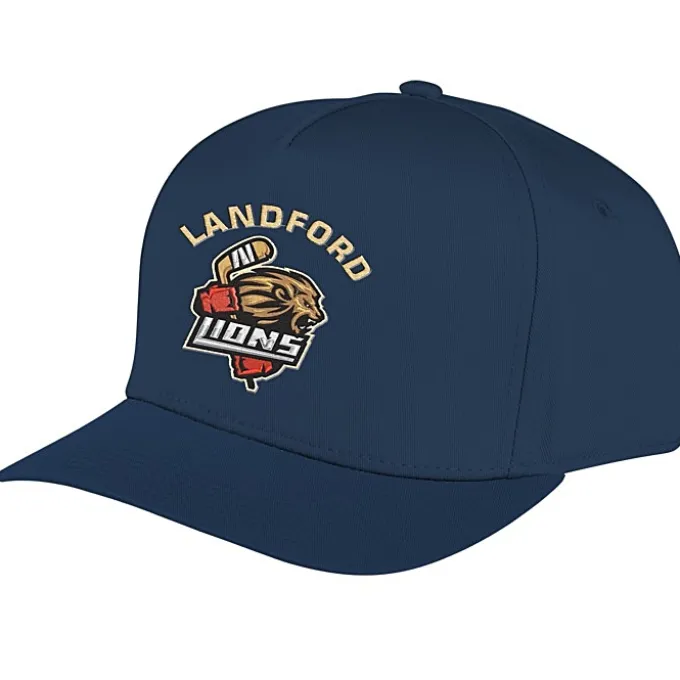 Fielder Five Panel Snapaback Cap - Embroidered