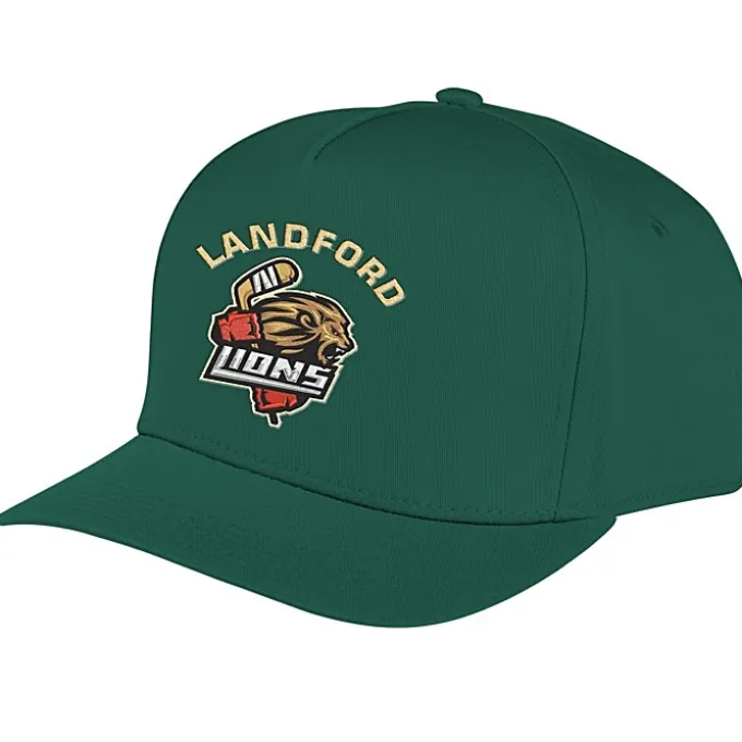 Fielder Five Panel Snapaback Cap - Embroidered