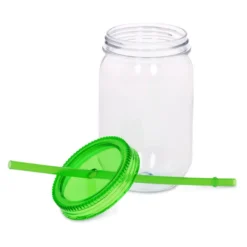 Fiesta Mason Jar with Straw - 22 oz.