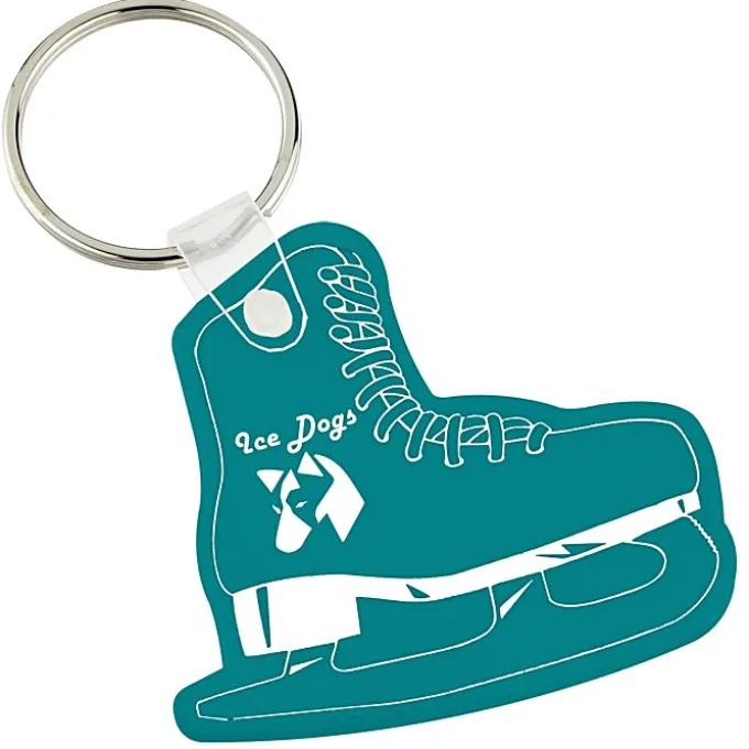 Figure Skate Soft Keychain - Opaque