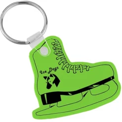 Figure Skate Soft Keychain - Translucent