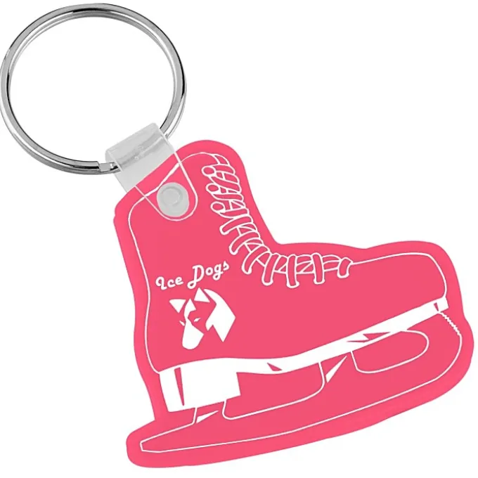 Figure Skate Soft Keychain - Translucent