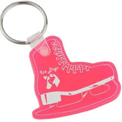 Figure Skate Soft Keychain - Translucent