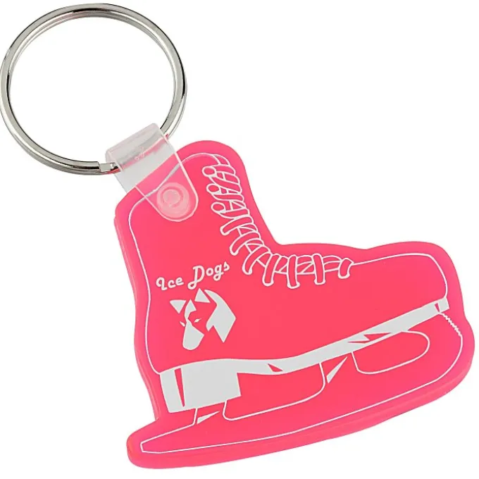 Figure Skate Soft Keychain - Translucent