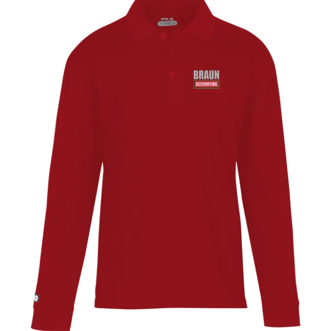 FILA Austin Long Sleeve Polo - Men's
