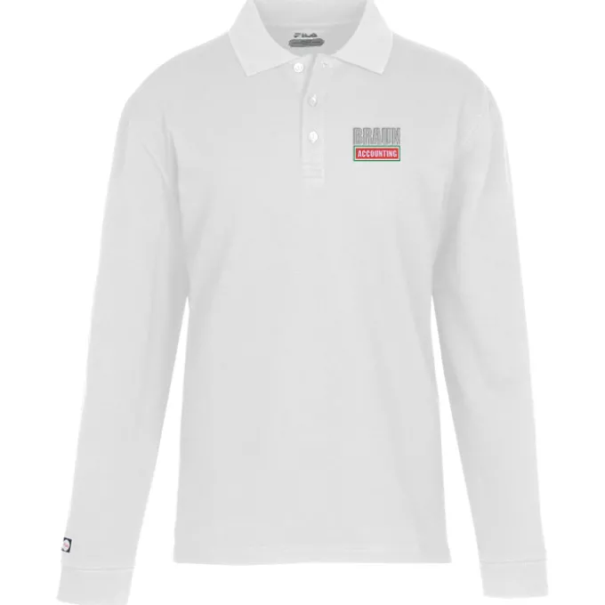 FILA Austin Long Sleeve Polo - Men's