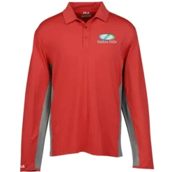 FILA Bedford Long Sleeve Polo - Men's