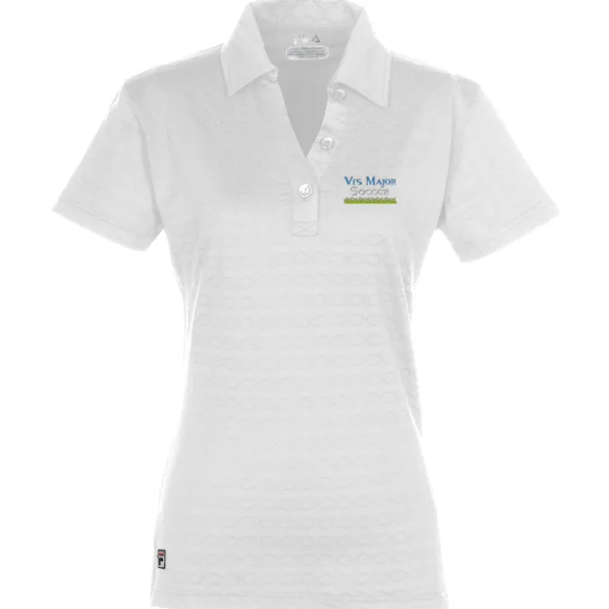FILA Catania V-Neck Polo - Ladies'