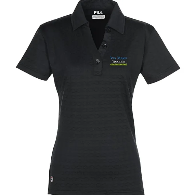 FILA Catania V-Neck Polo - Ladies'