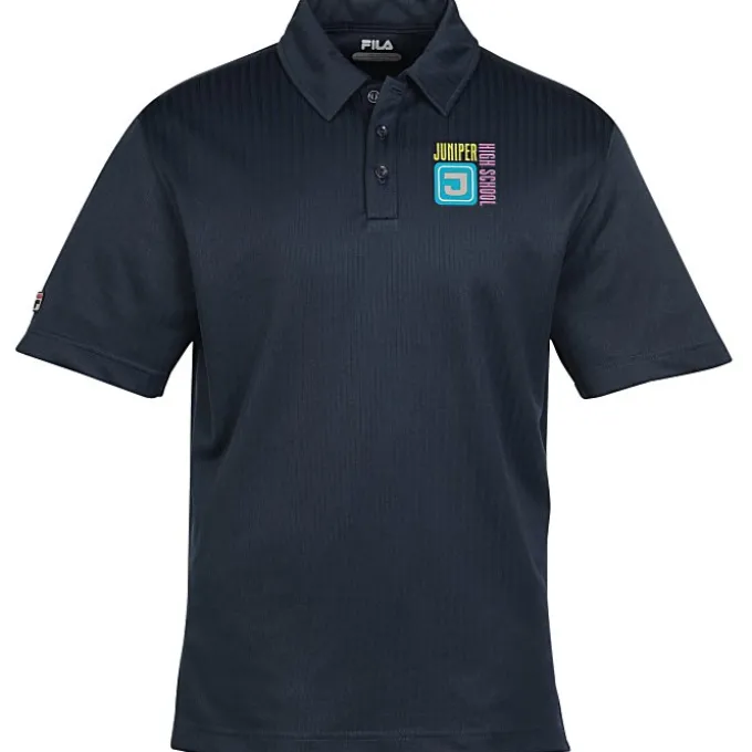 FILA Glasgow Striped Polo - Men's