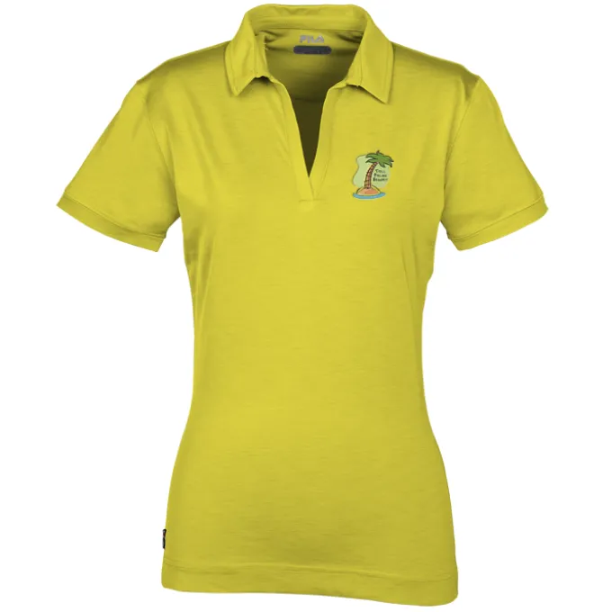 FILA Lisbon V-Neck Polo - Ladies'