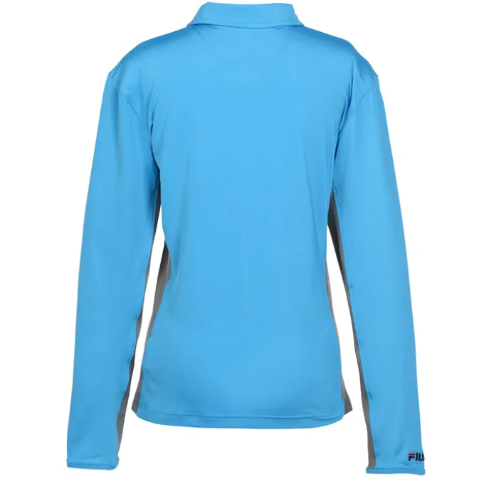 FILA Newport Long Sleeve Polo - Ladies'