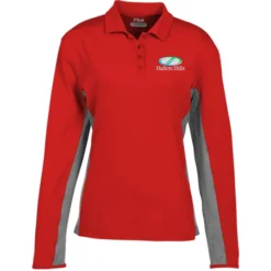 FILA Newport Long Sleeve Polo - Ladies'