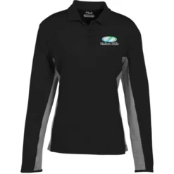 FILA Newport Long Sleeve Polo - Ladies'