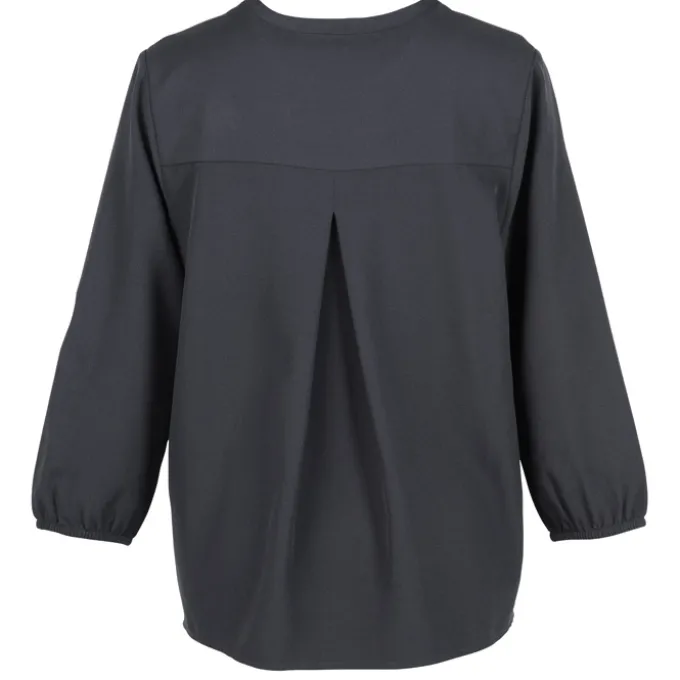 Fine Crepe 3/4-Sleeve Stretch Blouse - Ladies'