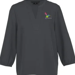 Fine Crepe 3/4-Sleeve Stretch Blouse - Ladies'
