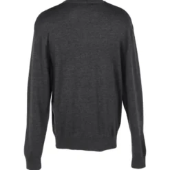 Fine Gauge Acrylic Blend V-Neck Sweater - Men's
