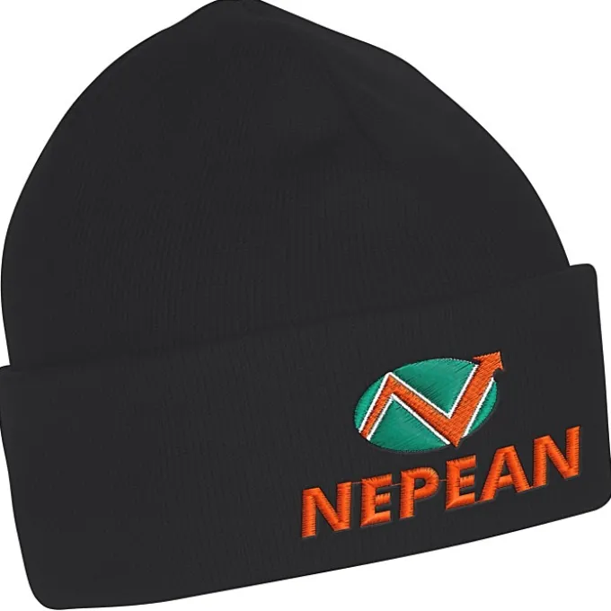 Fine Knit Beanie with Cuff