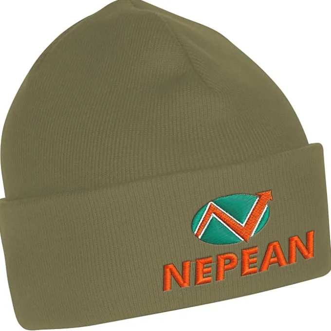 Fine Knit Beanie with Cuff