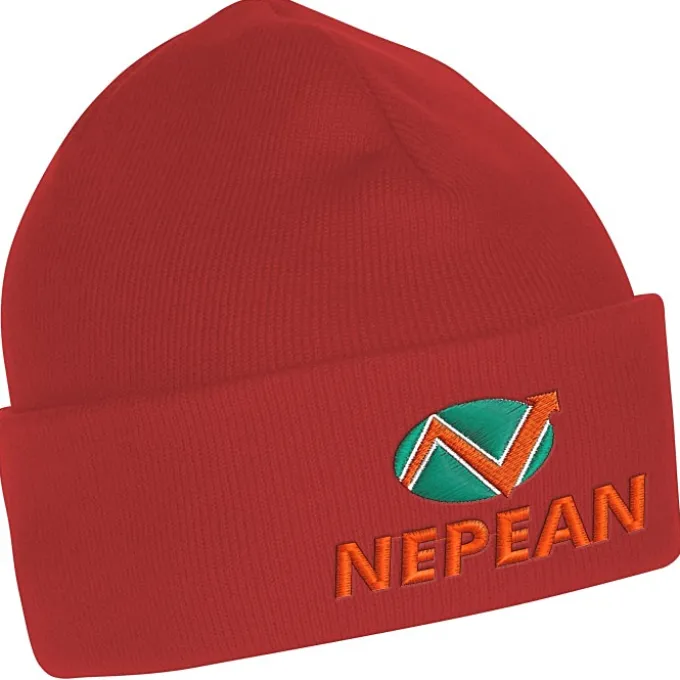 Fine Knit Beanie with Cuff