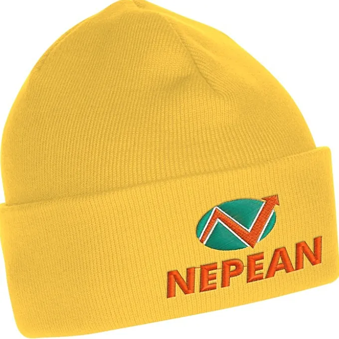 Fine Knit Beanie with Cuff