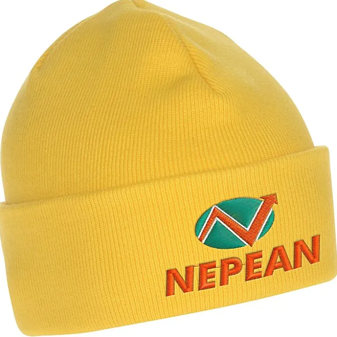 Fine Knit Beanie with Cuff