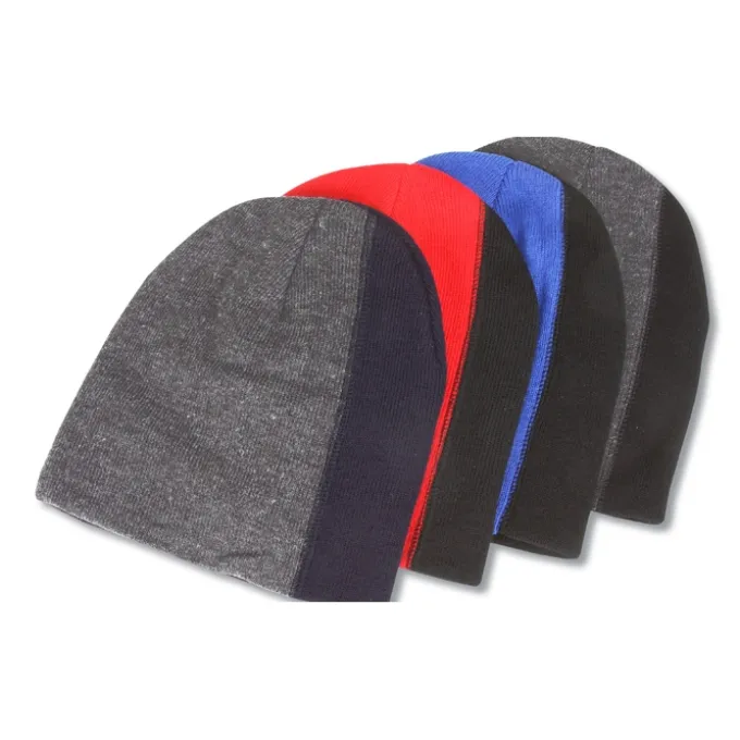 Fine Knit Off Center Beanie