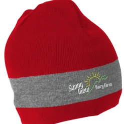 Fine Knit Single Stripe Beanie