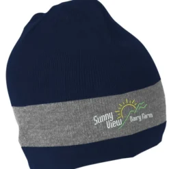 Fine Knit Single Stripe Beanie
