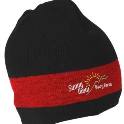 Fine Knit Single Stripe Beanie