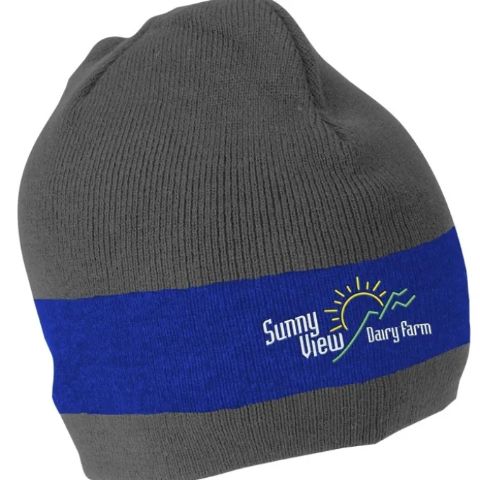 Fine Knit Single Stripe Beanie - 24 hr
