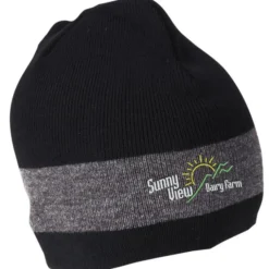 Fine Knit Single Stripe Beanie - 24 hr