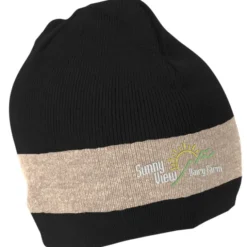 Fine Knit Single Stripe Beanie - 24 hr