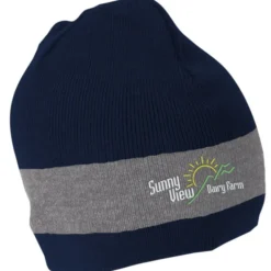 Fine Knit Single Stripe Beanie - 24 hr