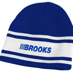 Fine Knit Three Stripe Beanie