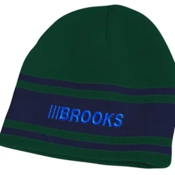 Fine Knit Three Stripe Beanie