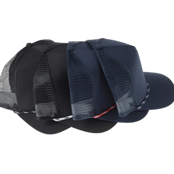 Five Panel Poly Mesh Back Rope Cap