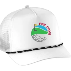 Five Panel Poly Mesh Back Rope Cap