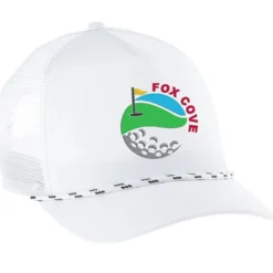 Five Panel Poly Mesh Back Rope Cap