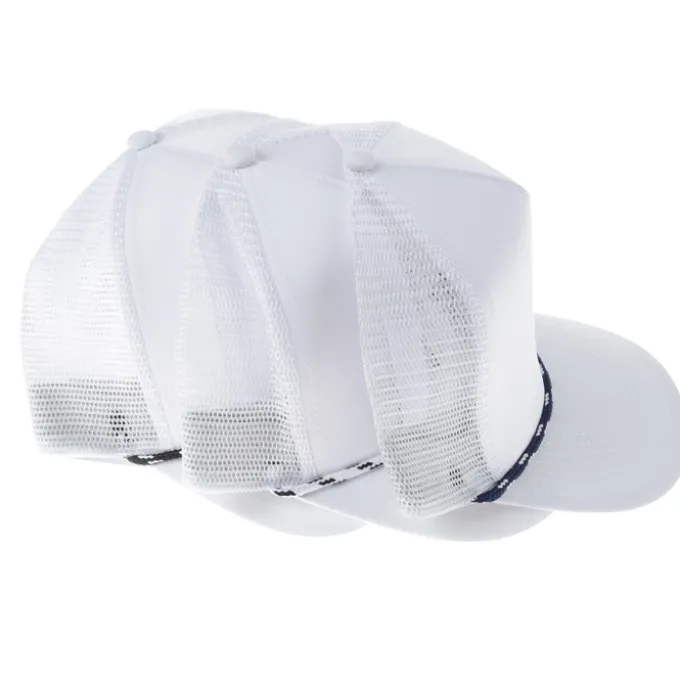 Five Panel Poly Mesh Back Rope Cap