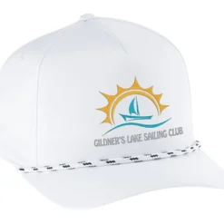 Five Panel Poly Rope Cap - Embroidered