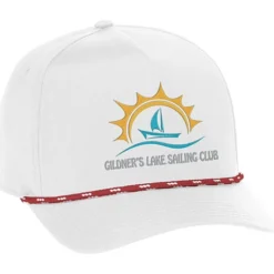 Five Panel Poly Rope Cap - Embroidered