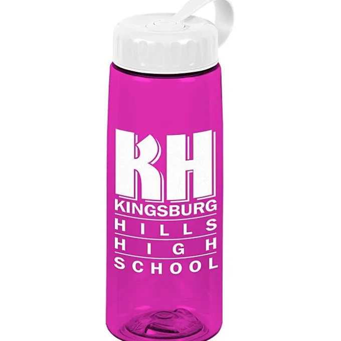 Flair Bottle with Tethered Lid - 26 oz