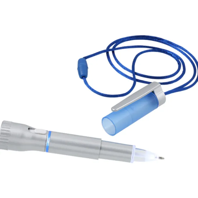 Flashlight with Pen and Lanyard - 24 hr