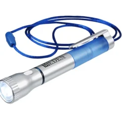 Flashlight with Pen and Lanyard