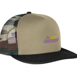 Flat Bill Foam Mesh-Back Cap