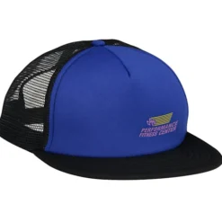 Flat Bill Foam Mesh-Back Cap