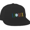 Flat Bill Structured Snapback Cap