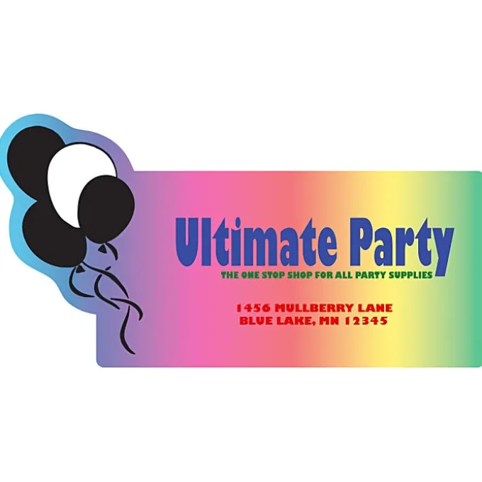 Flat Flexible Magnet - Balloons