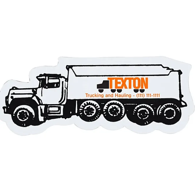 Flat Flexible Magnet - Dump Truck